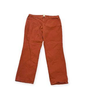 Sonoma Modern Straight Leg Burnt Orange 18W